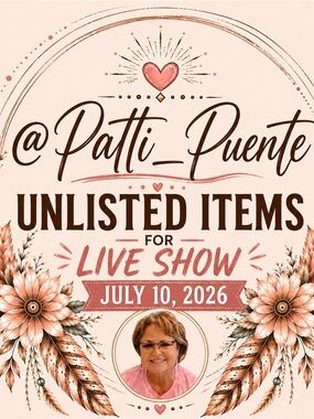 Unlisted Items for Live Show - Pink & Rose Gold Graphic